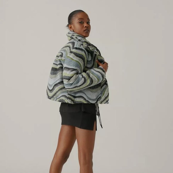 NWOT BDG Isla Wool Puffer Jacket - Picture 8 of 9